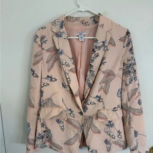 Bar III Floral Blazer - Pink and Blue